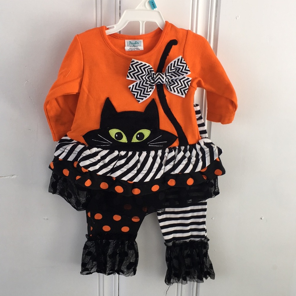 Peaches n Cream Halloween Cat Set